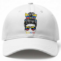 Ecuador Soccer Baseball Cap Chica Ecuatoriana Pride Game Day Gift