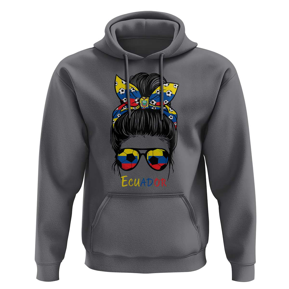 Ecuador Soccer Hoodie Chica Ecuatoriana Pride Game Day Gift