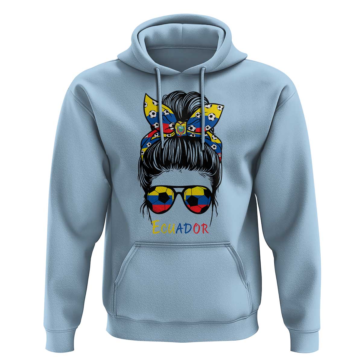 Ecuador Soccer Hoodie Chica Ecuatoriana Pride Game Day Gift