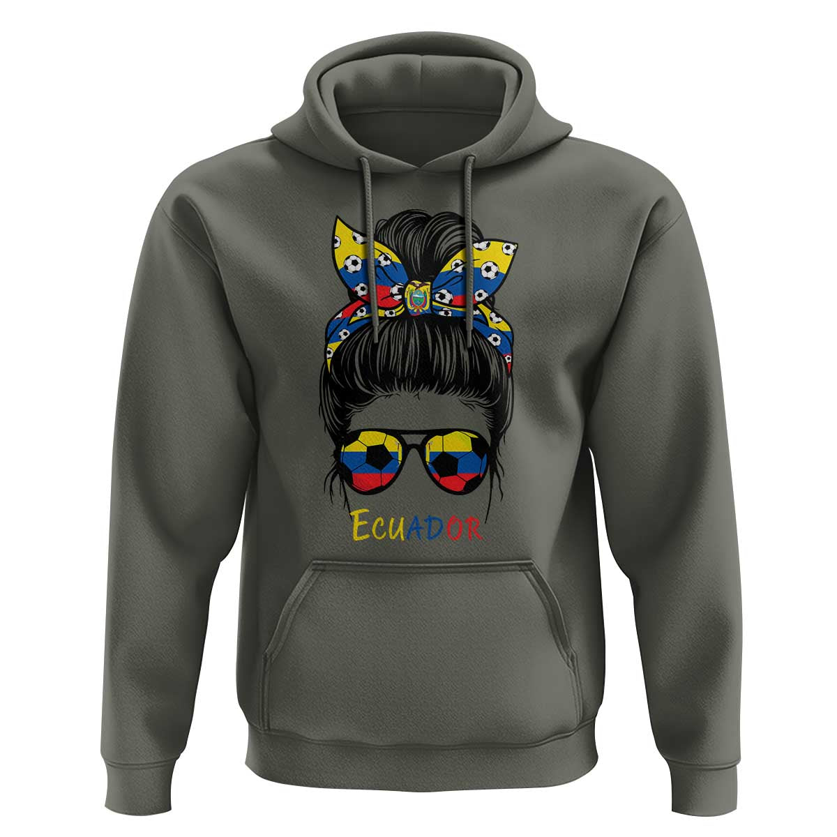 Ecuador Soccer Hoodie Chica Ecuatoriana Pride Game Day Gift