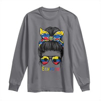 Ecuador Soccer Long Sleeve Shirt Chica Ecuatoriana Pride Game Day Gift