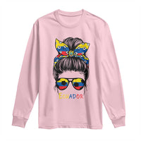 Ecuador Soccer Long Sleeve Shirt Chica Ecuatoriana Pride Game Day Gift