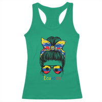 Ecuador Soccer Racerback Tank Top Chica Ecuatoriana Pride Game Day Gift