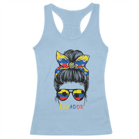 Ecuador Soccer Racerback Tank Top Chica Ecuatoriana Pride Game Day Gift