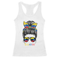 Ecuador Soccer Racerback Tank Top Chica Ecuatoriana Pride Game Day Gift