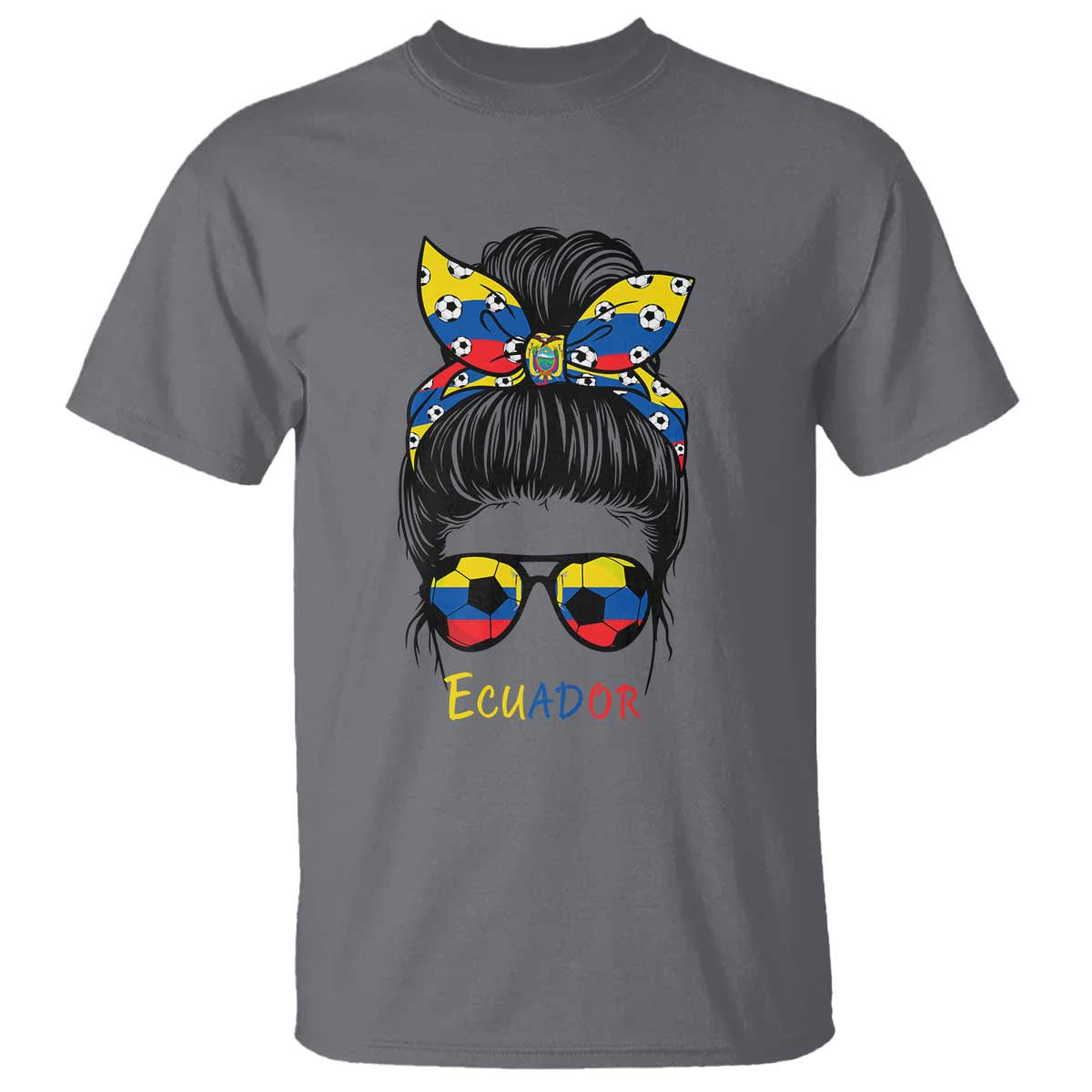 Ecuador Soccer T Shirt Chica Ecuatoriana Pride Game Day Gift