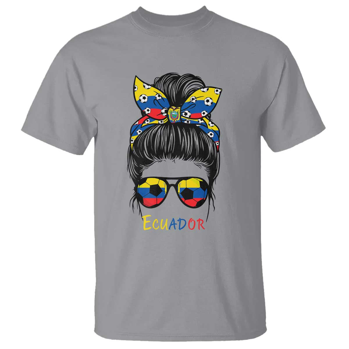 Ecuador Soccer T Shirt Chica Ecuatoriana Pride Game Day Gift