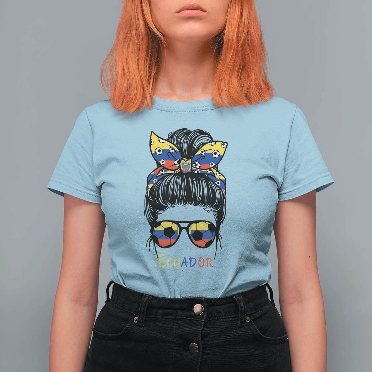 Ecuador Soccer T Shirt For Women Chica Ecuatoriana Pride Game Day Gift