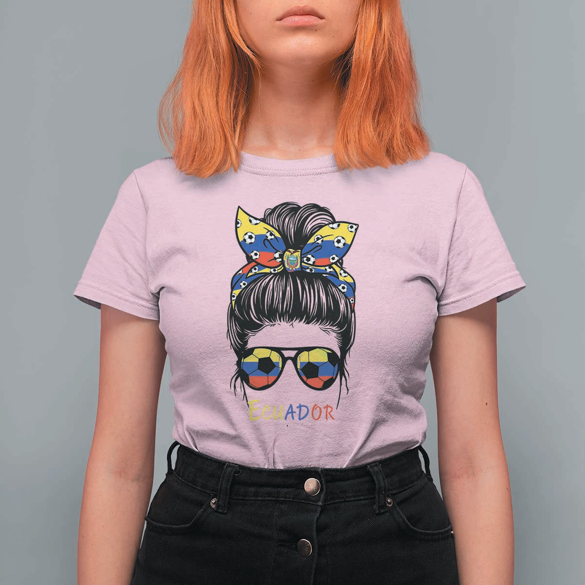 Ecuador Soccer T Shirt For Women Chica Ecuatoriana Pride Game Day Gift