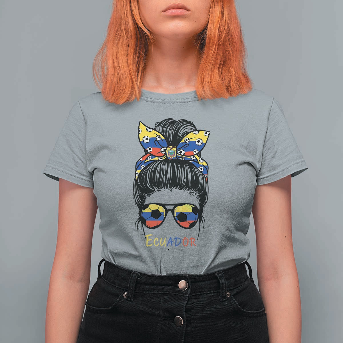 Ecuador Soccer T Shirt For Women Chica Ecuatoriana Pride Game Day Gift