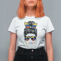 Ecuador Soccer T Shirt For Women Chica Ecuatoriana Pride Game Day Gift