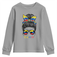 Ecuador Soccer Youth Sweatshirt Chica Ecuatoriana Pride Game Day Gift