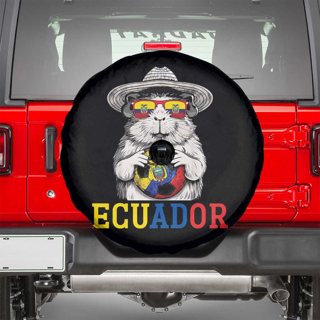 Funny Ecuador Guinea Pig Soccer Fan Spare Tire Cover Cavy Lover Gift