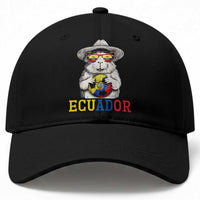 Funny Ecuador Guinea Pig Soccer Fan Baseball Cap Cavy Lover Gift