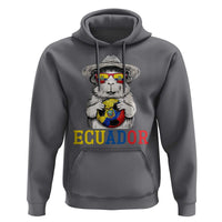 Funny Ecuador Guinea Pig Soccer Fan Hoodie Cavy Lover Gift