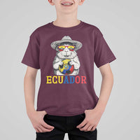 Funny Ecuador Guinea Pig Soccer Fan T Shirt For Kid Cavy Lover Gift