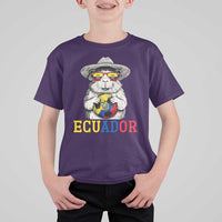 Funny Ecuador Guinea Pig Soccer Fan T Shirt For Kid Cavy Lover Gift