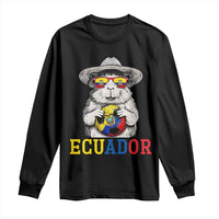 Funny Ecuador Guinea Pig Soccer Fan Long Sleeve Shirt Cavy Lover Gift