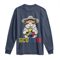 Funny Ecuador Guinea Pig Soccer Fan Long Sleeve Shirt Cavy Lover Gift