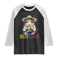 Funny Ecuador Guinea Pig Soccer Fan Raglan Shirt Cavy Lover Gift