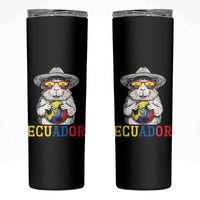 Funny Ecuador Guinea Pig Soccer Fan Skinny Tumbler Cavy Lover Gift