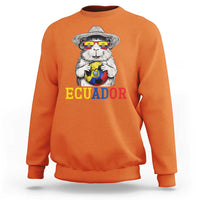 Funny Ecuador Guinea Pig Soccer Fan Sweatshirt Cavy Lover Gift