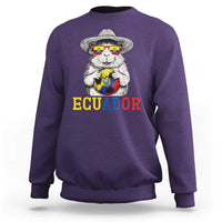 Funny Ecuador Guinea Pig Soccer Fan Sweatshirt Cavy Lover Gift
