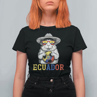 Funny Ecuador Guinea Pig Soccer Fan T Shirt For Women Cavy Lover Gift