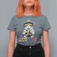Funny Ecuador Guinea Pig Soccer Fan T Shirt For Women Cavy Lover Gift