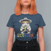 Funny Ecuador Guinea Pig Soccer Fan T Shirt For Women Cavy Lover Gift