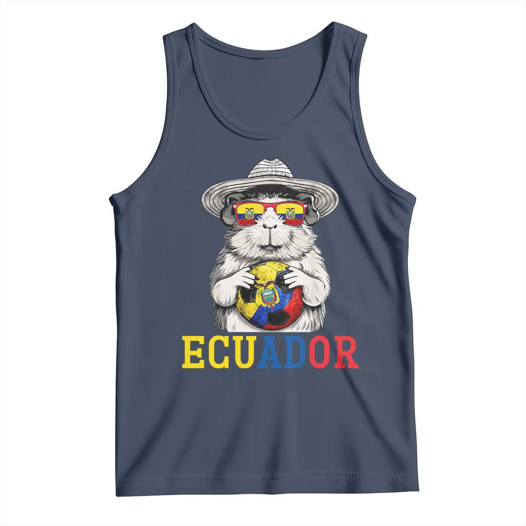 Funny Ecuador Guinea Pig Soccer Fan Tank Top Cavy Lover Gift