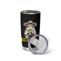 Funny Ecuador Guinea Pig Soccer Fan Tumbler Cup Cavy Lover Gift