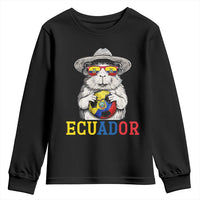 Funny Ecuador Guinea Pig Soccer Fan Youth Sweatshirt Cavy Lover Gift