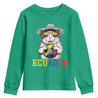 Funny Ecuador Guinea Pig Soccer Fan Youth Sweatshirt Cavy Lover Gift