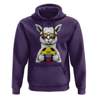 Funny Ecuador Alpaca Soccer Lover Hoodie South American Pride Gift