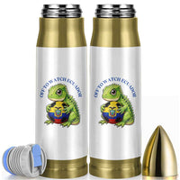 Off To Watch Ecuador Bullet Tumbler Funny Ecuador Iguana Soccer Fan Gift