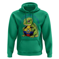 Off To Watch Ecuador Hoodie Funny Ecuador Iguana Soccer Fan Gift
