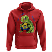 Off To Watch Ecuador Hoodie Funny Ecuador Iguana Soccer Fan Gift