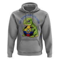 Off To Watch Ecuador Hoodie Funny Ecuador Iguana Soccer Fan Gift