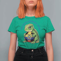 Off To Watch Ecuador T Shirt For Women Funny Ecuador Iguana Soccer Fan Gift