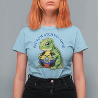 Off To Watch Ecuador T Shirt For Women Funny Ecuador Iguana Soccer Fan Gift