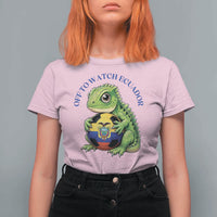 Off To Watch Ecuador T Shirt For Women Funny Ecuador Iguana Soccer Fan Gift