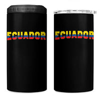 Vintage Ecuador Roots 4 in 1 Can Cooler Tumbler Latin Heritage Pride Gift