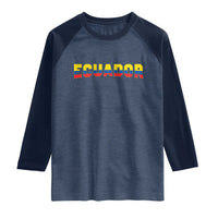 Vintage Ecuador Roots Raglan Shirt Latin Heritage Pride Gift