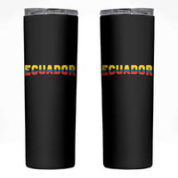 Vintage Ecuador Roots Skinny Tumbler Latin Heritage Pride Gift