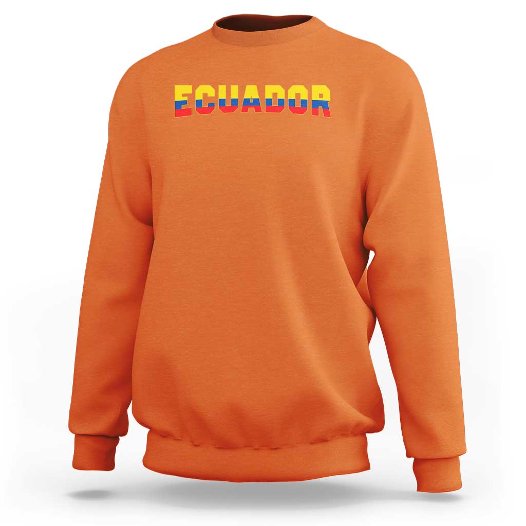 Vintage Ecuador Roots Sweatshirt Latin Heritage Pride Gift