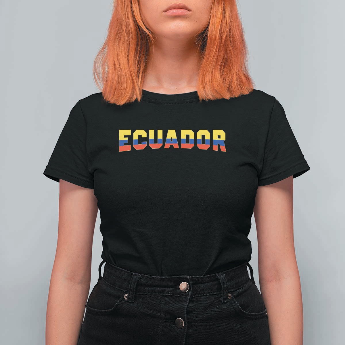 Vintage Ecuador Roots T Shirt For Women Latin Heritage Pride Gift