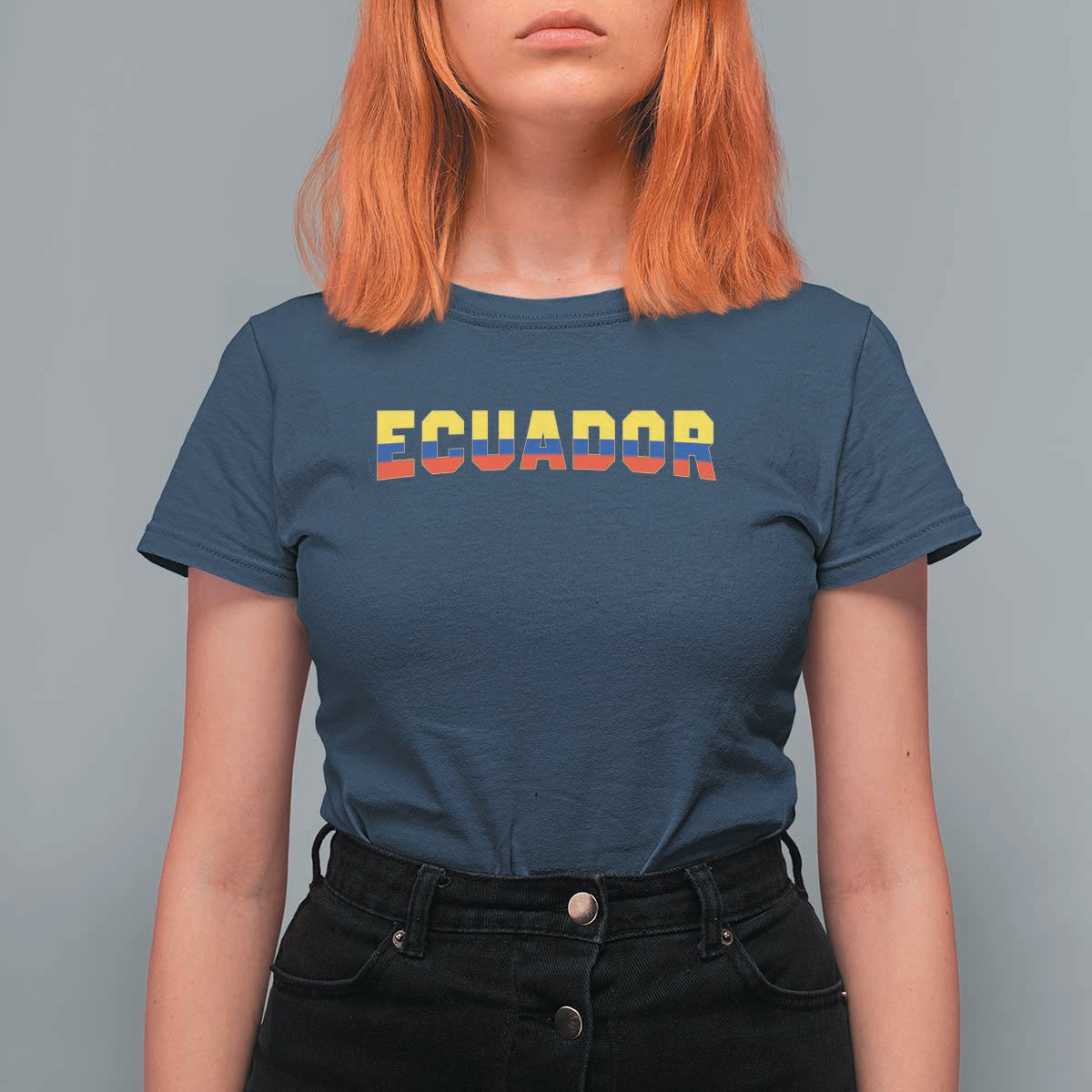 Vintage Ecuador Roots T Shirt For Women Latin Heritage Pride Gift