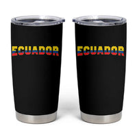 Vintage Ecuador Roots Tumbler Cup Latin Heritage Pride Gift
