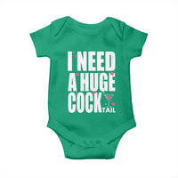 Funny Adult Humor Baby Onesie I Need A Huge Cocktail Drinking Gift - Wonder Print Shop